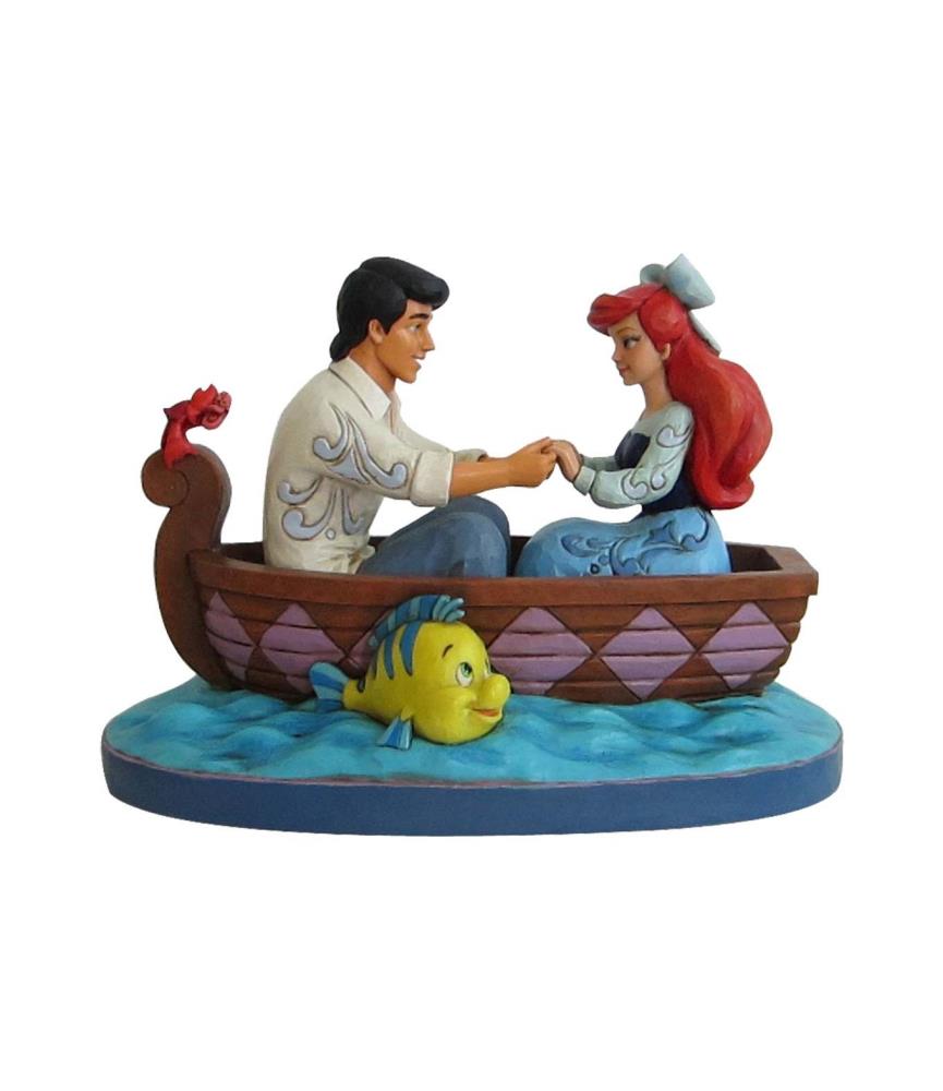 Waiting for a Kiss: Ariel and Prince Eric (Signed by Jim Shore)