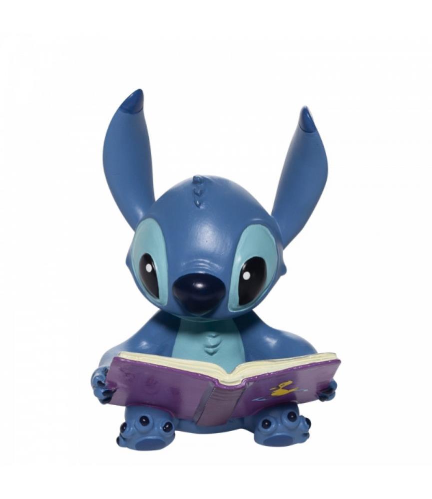 Stitch Reading Book Mini Figurine