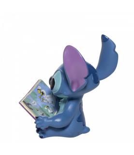 Stitch Reading Book Mini Figurine