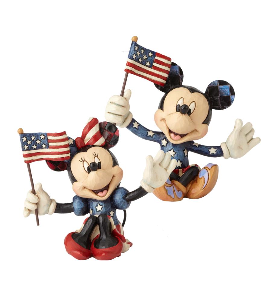 Mini Patriotic Mickey & Minnie