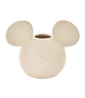 Mickey Head Vase Natural Speckle