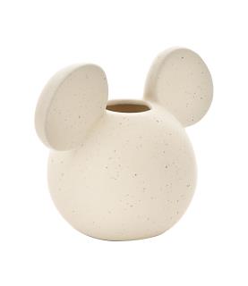 Mickey Head Vase Natural Speckle