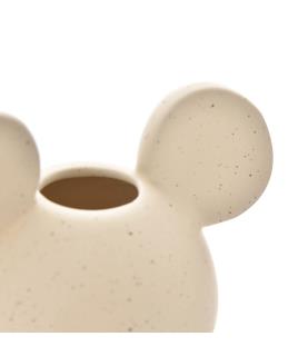 Mickey Head Vase Natural Speckle