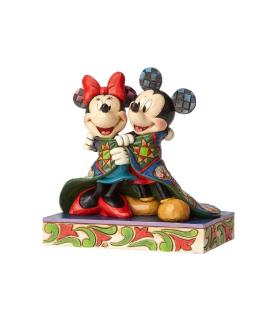 Warm Wishes: Mickey and Minnie Wrapped in Quilt