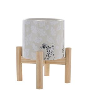 Forest Friends Bambi Planter on a stand