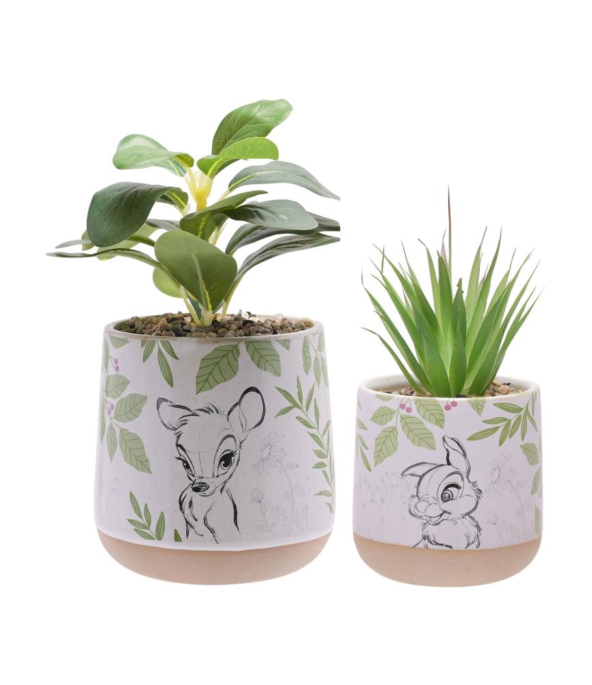 Disney Forest Friends Set of 2 Bambi Planters