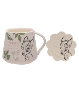 Disney Forest Friends Bambi Mug & Coaster Set 'Nan'