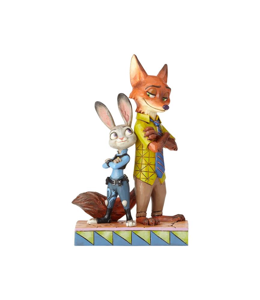 Partners in Crime-Fighing: Judy and Nick (Signed by Jim Shore)