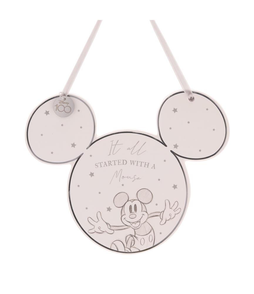 Disney 100 Ceramic Plaque - Mickey Mouse