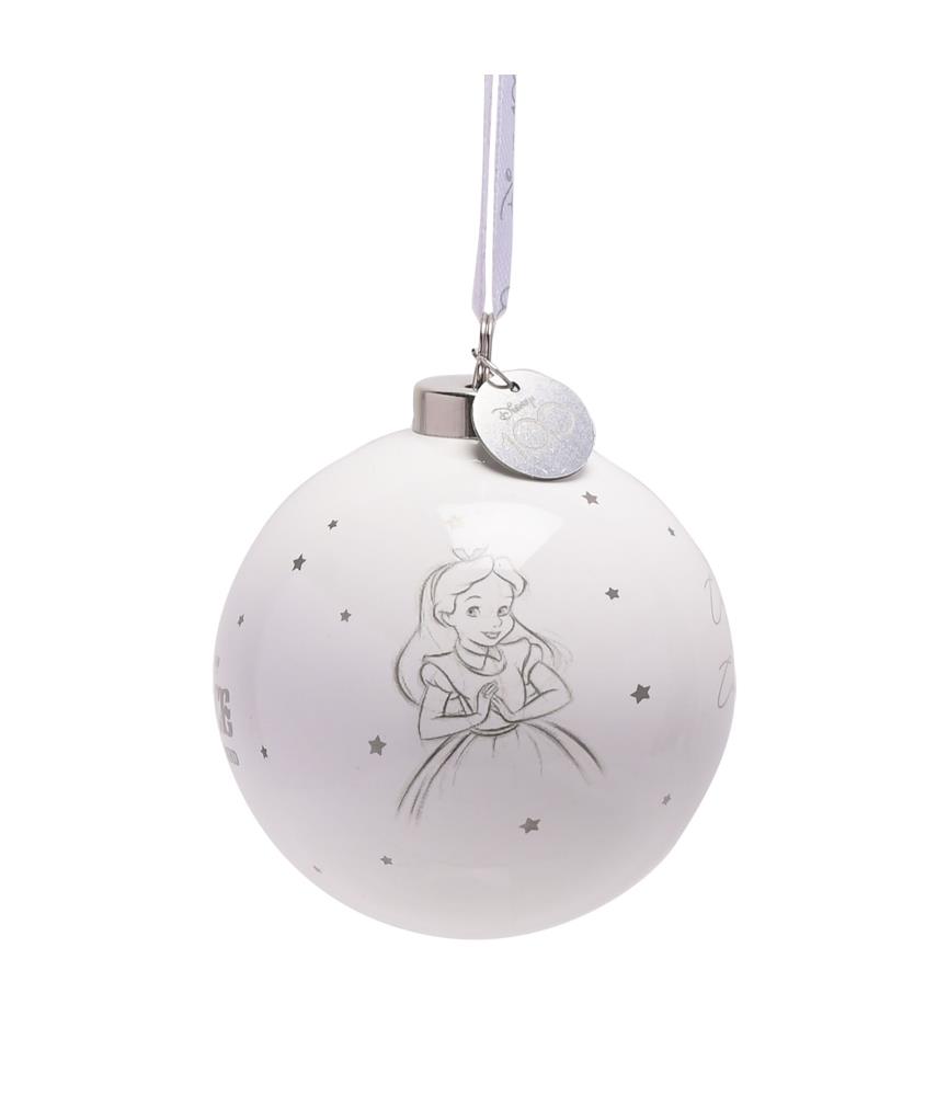 Disney 100 Ceramic Bauble - Alice