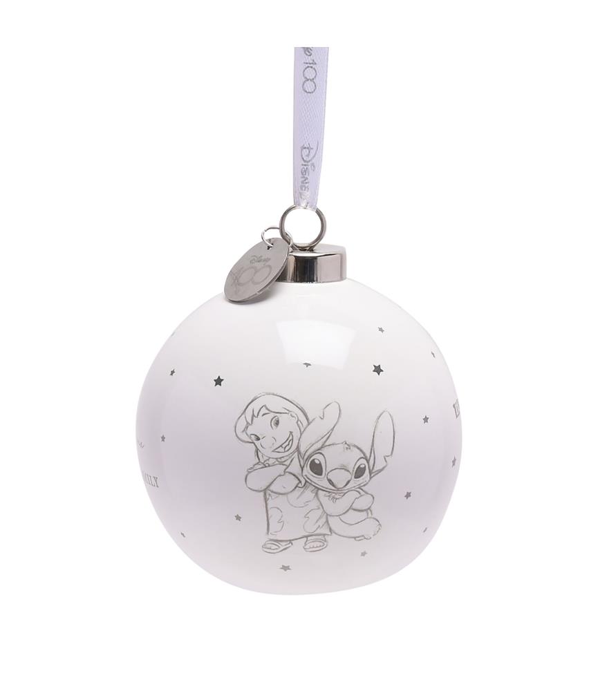 Disney 100 Ceramic Bauble - Stitch