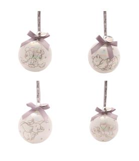 Disney 100 Set of 4 Baubles - Love