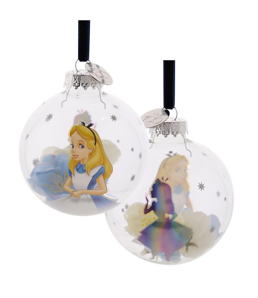 Disney 100 Glass Bauble - Alice