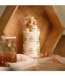 Disney Winnie The Pooh Resin Tooth And Curl Trinket Box Set