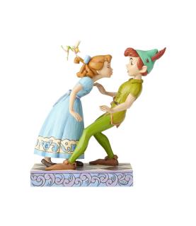 An Unexpected Kiss: Peter Pan, Wendy & Tinker Bell 65th anniversary (Signed by Jim Shore)