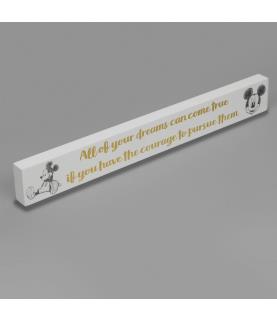 Disney Magical Beginnings Mickey Desk plaque