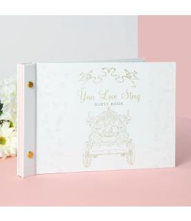 Happily Ever After Cinderella & Prince guest book