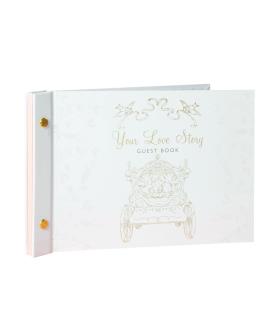 Happily Ever After Cinderella & Prince guest book