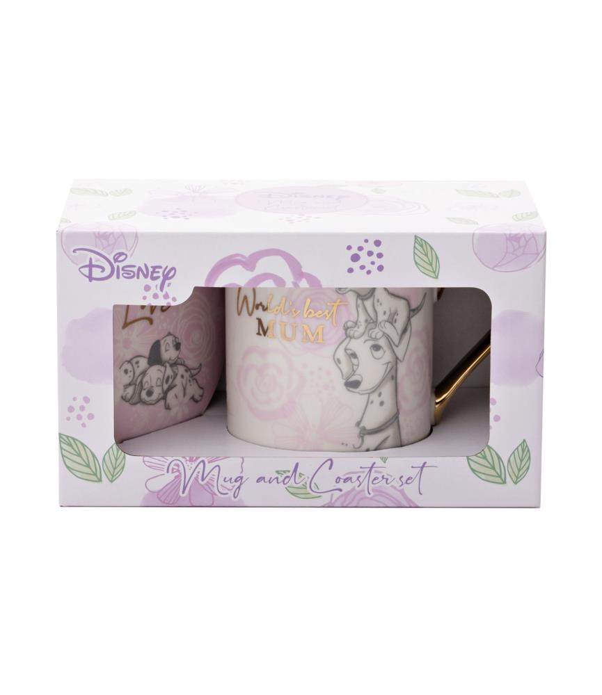 Dalmatians Mug & Coaster Set - Mum