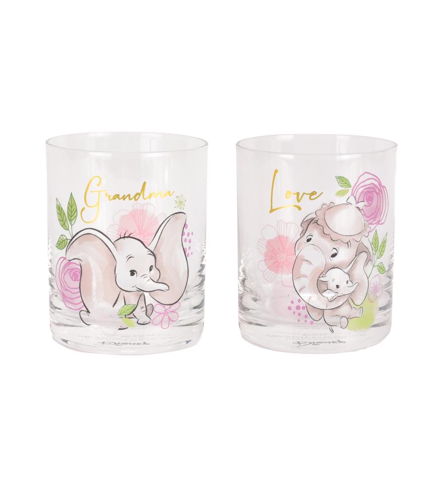 Set of 2 glasses - Dumbo & Mrs.Jumbo