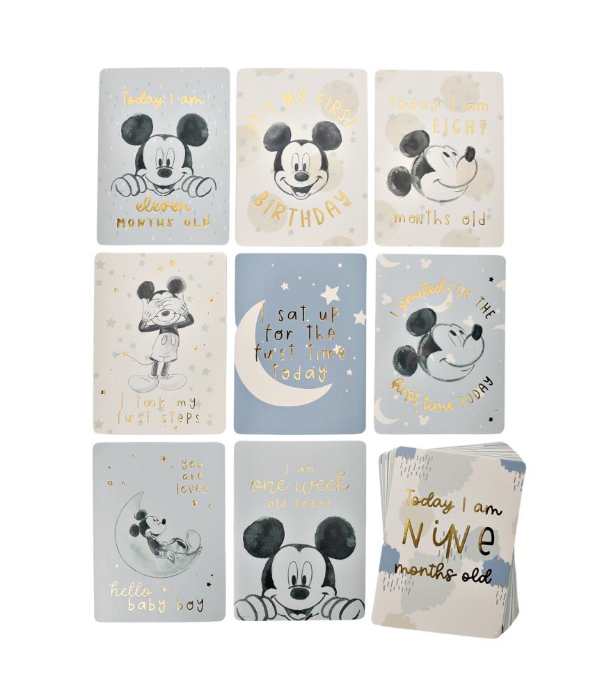 Magical Beginnings Mickey Milestones cards