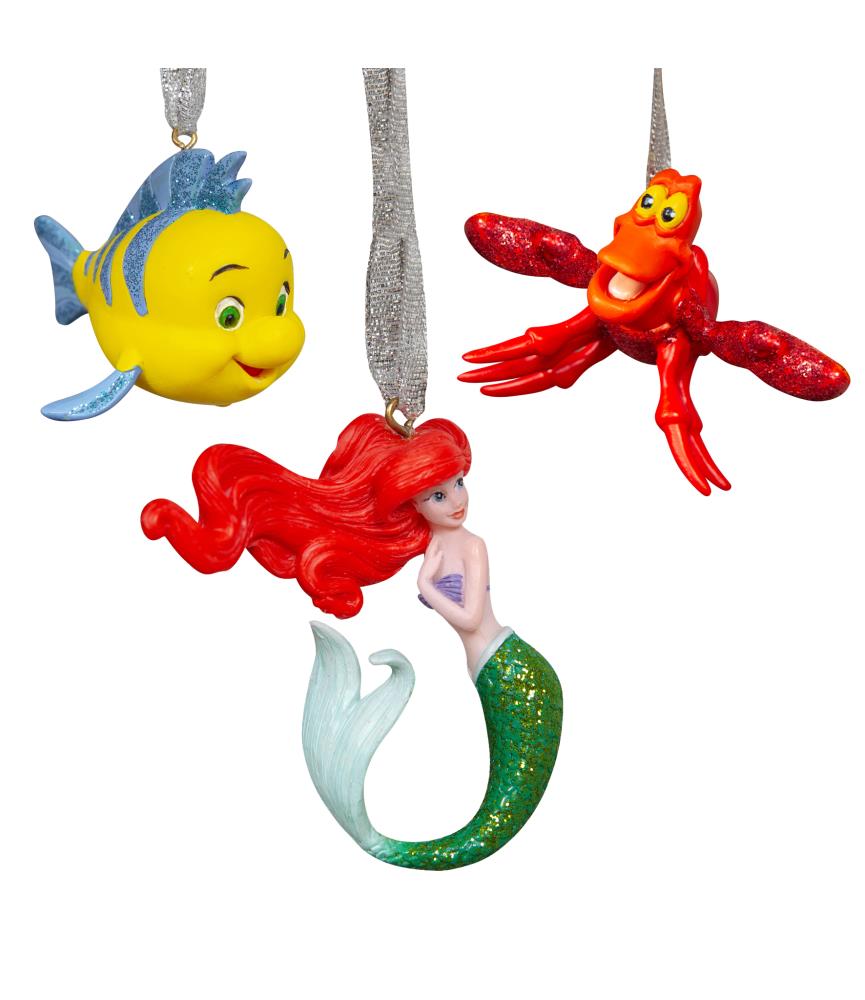 Disney Little Mermaid Set of 3 Hanging Decoration
