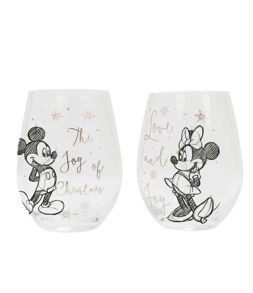 Set of 2 glasses - Mickey & Minnie