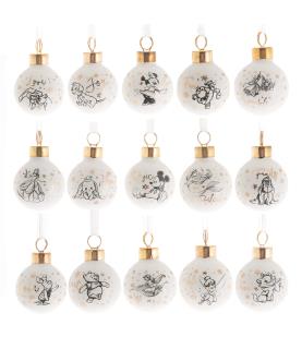 Disney Set of 15 Ceramic Baubles