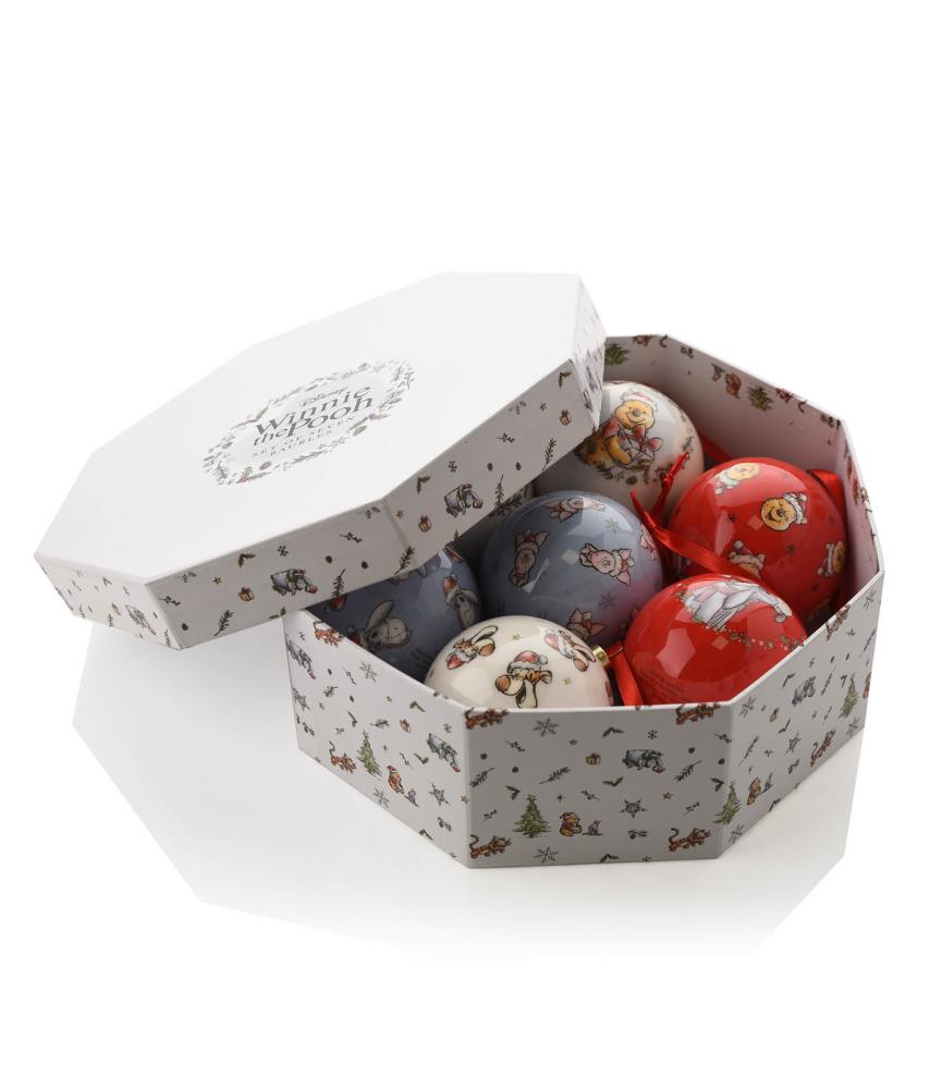 Set of 7 Baubles Winnie the Pooh