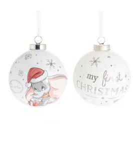 Ceramic Luxury Bauble First Christmas