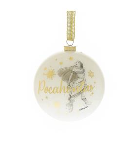 Set of 12 Acrylic Glitter Princess Baubles