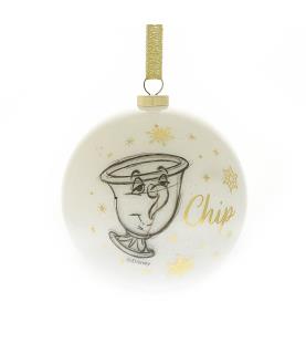 Set of 12 Acrylic Glitter Beauty and the Beast Baubles