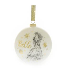 Set of 12 Acrylic Glitter Beauty and the Beast Baubles