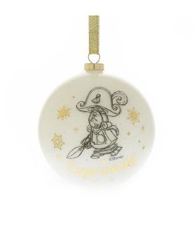 Set of 12 Acrylic Glitter Beauty and the Beast Baubles