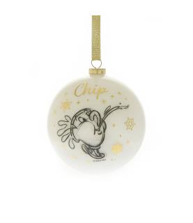 Set of 12 Acrylic Glitter Beauty and the Beast Baubles