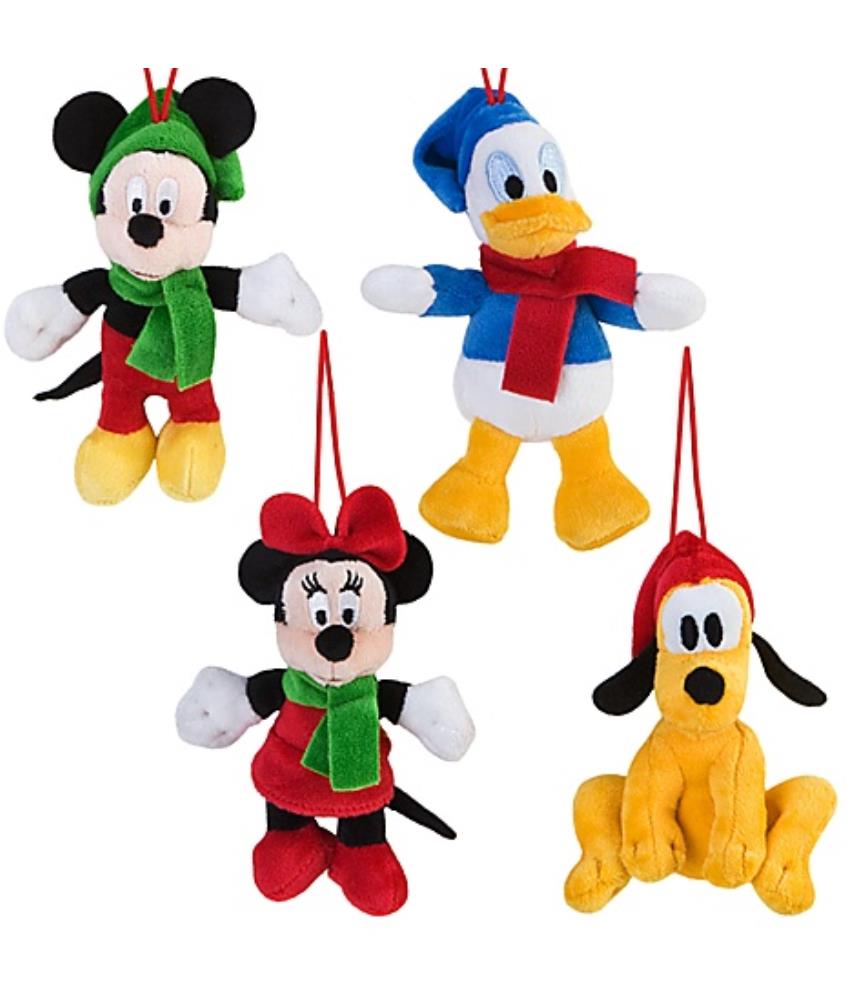 Share the Magic Mickey Mouse Plush Ornament Set -- 4-Pc.