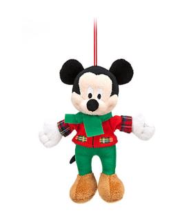 Mickey Mouse Pluche Ornament Set
