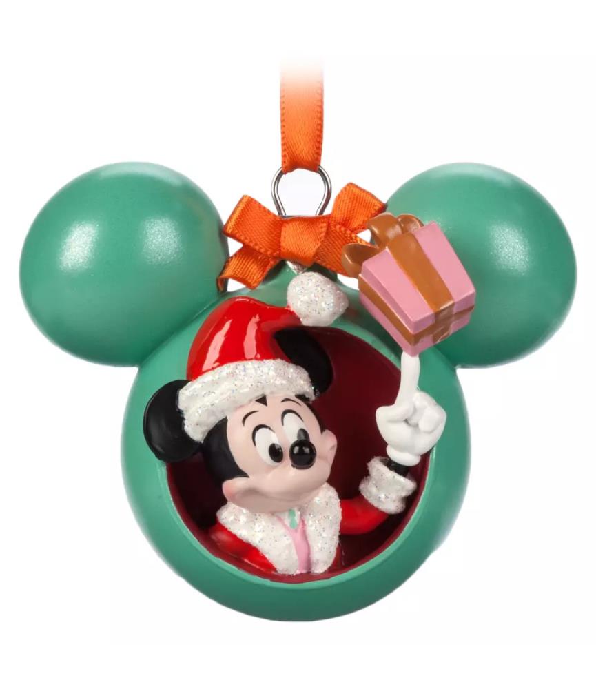 Mickey Mouse Open Globe Sketchbook Ornament