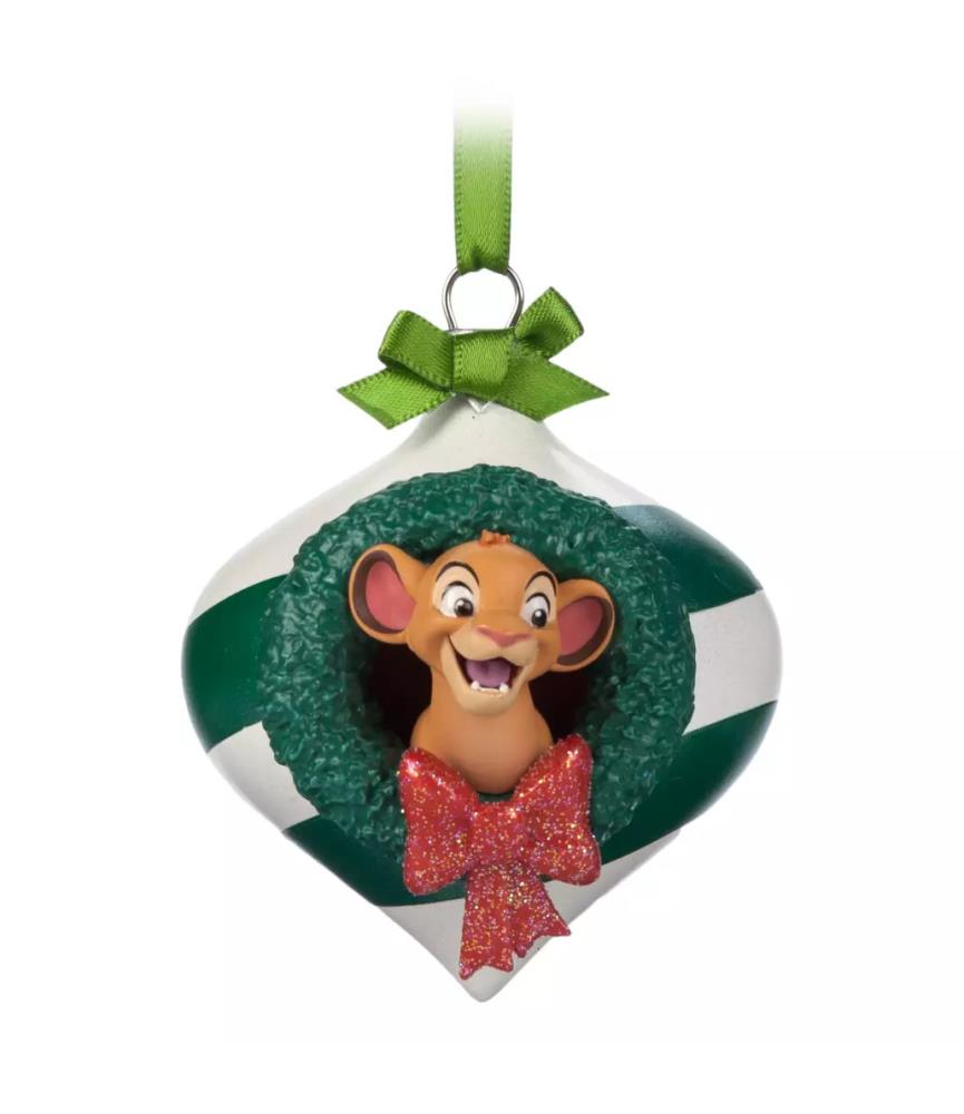 Simba Open Globe Sketchbook Ornament, The Lion King