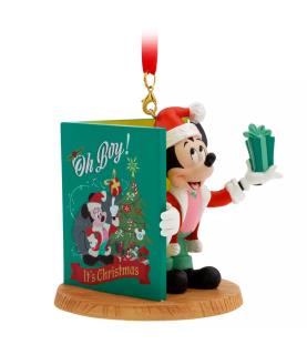 Mickey Mouse Festive Book Ornament