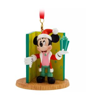 Mickey Mouse Festive Book Ornament