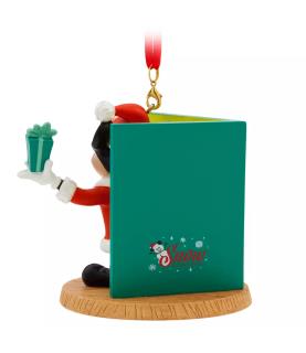 Mickey Mouse Festive Book Ornament