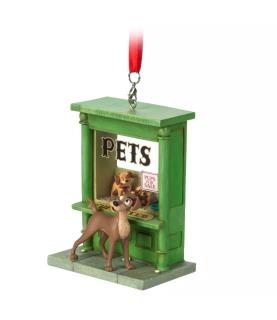 Tramp Sketchbook Ornament, Lady and the Tramp