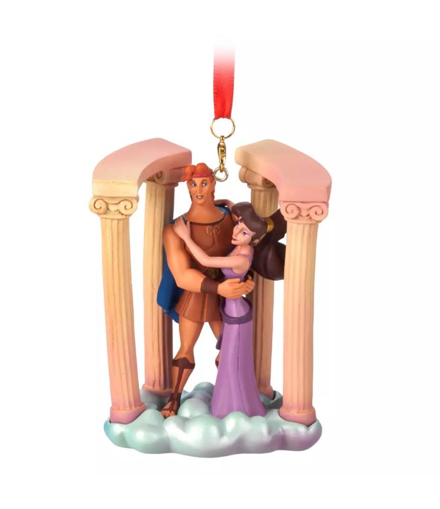 Hercules and Megara Hanging Sketchbook Ornament