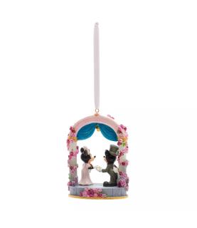 Mickey and Minnie Wedding Hanging Ornament
