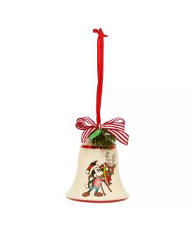 Mickey and Minnie Vintage Christmas Bell Hanging Ornament