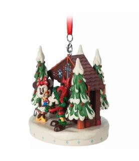 World Showcase Germany Mickey and Minnie Holiday Hanging Ornament