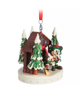 World Showcase Germany Mickey and Minnie Holiday Hanging Ornament