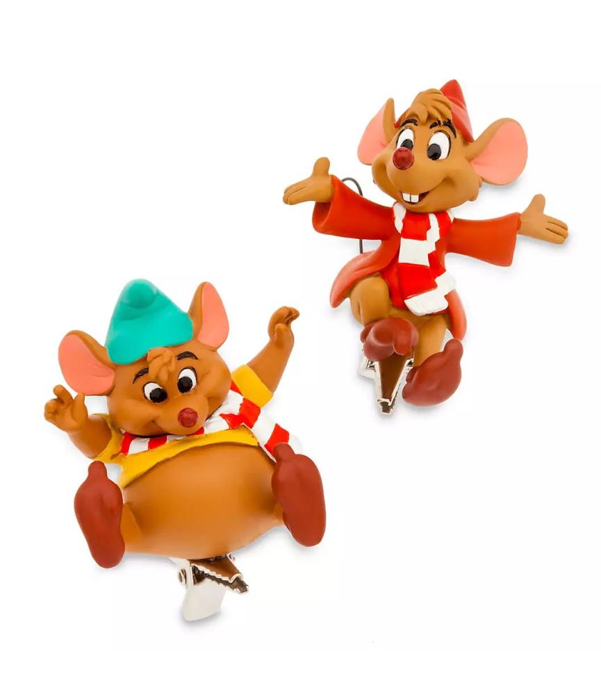 Gus and Jaq Clip-On Ornaments, Cinderella