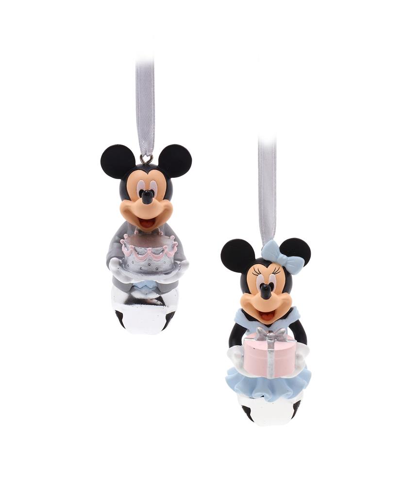 Mickey and Minnie Festive bells Hanging Ornaments